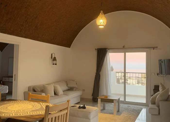 Rooftop Studio Sea View In Hurghada With Private Terrace