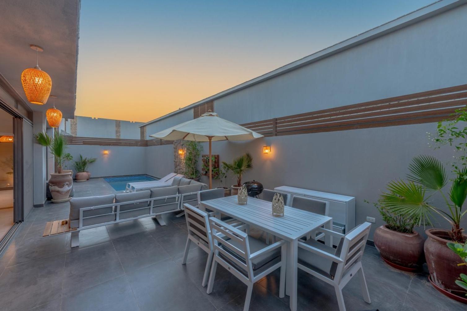 Tropical 2br Paradise In Bali, El Gouna. Pool, Patio & Bbq