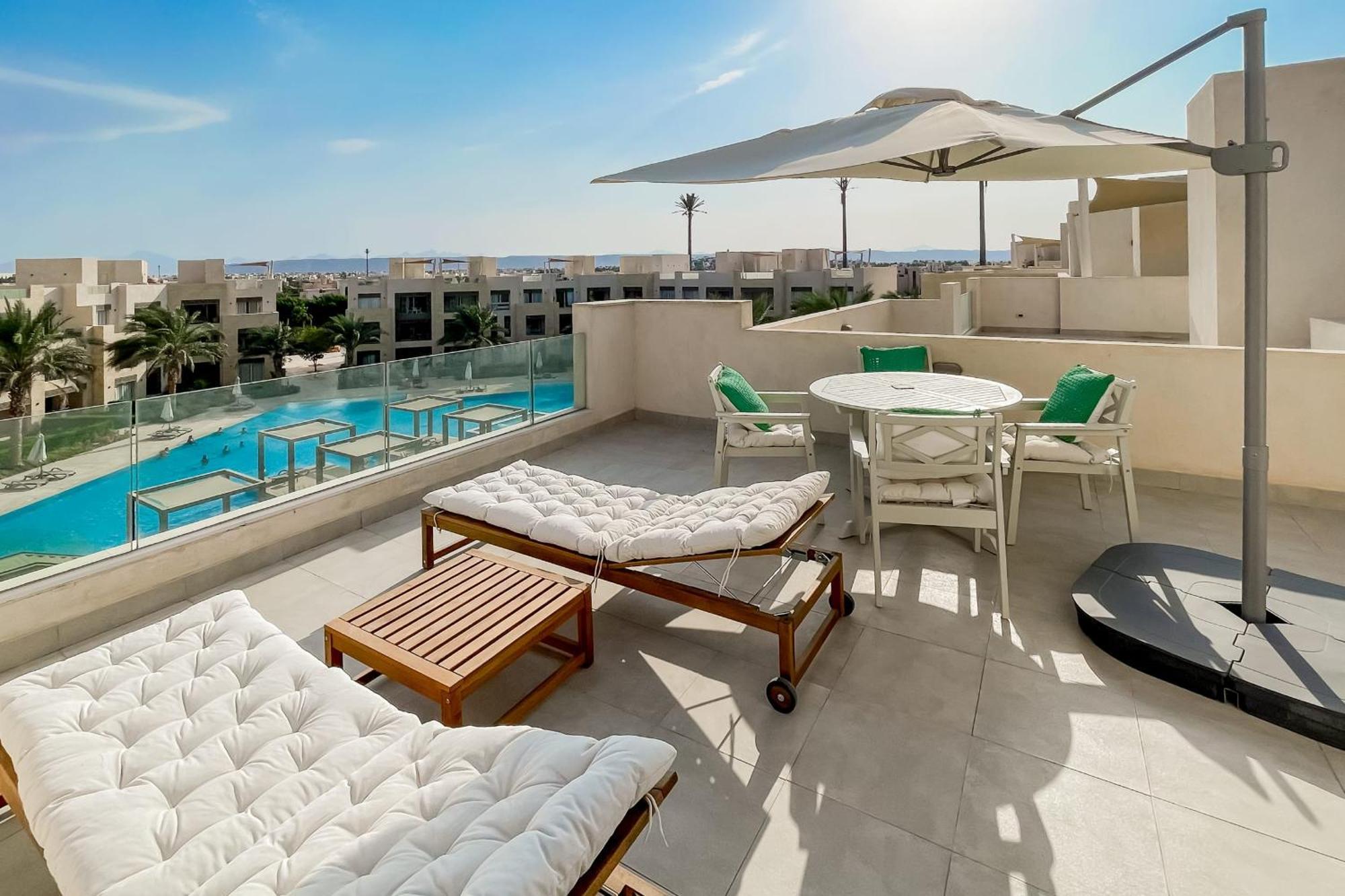 Apartamento Chilled & Serene 1bdr Mangroovy Pool & Sea View Hurghada
