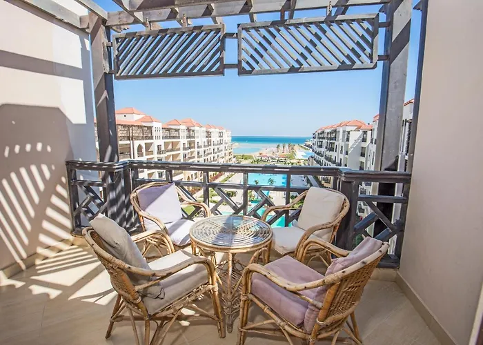 Premium Sea View 2 Bedrooms 2 Bathrooms Apartment Located Within Gravity Hotel & Aquapark Hurghada