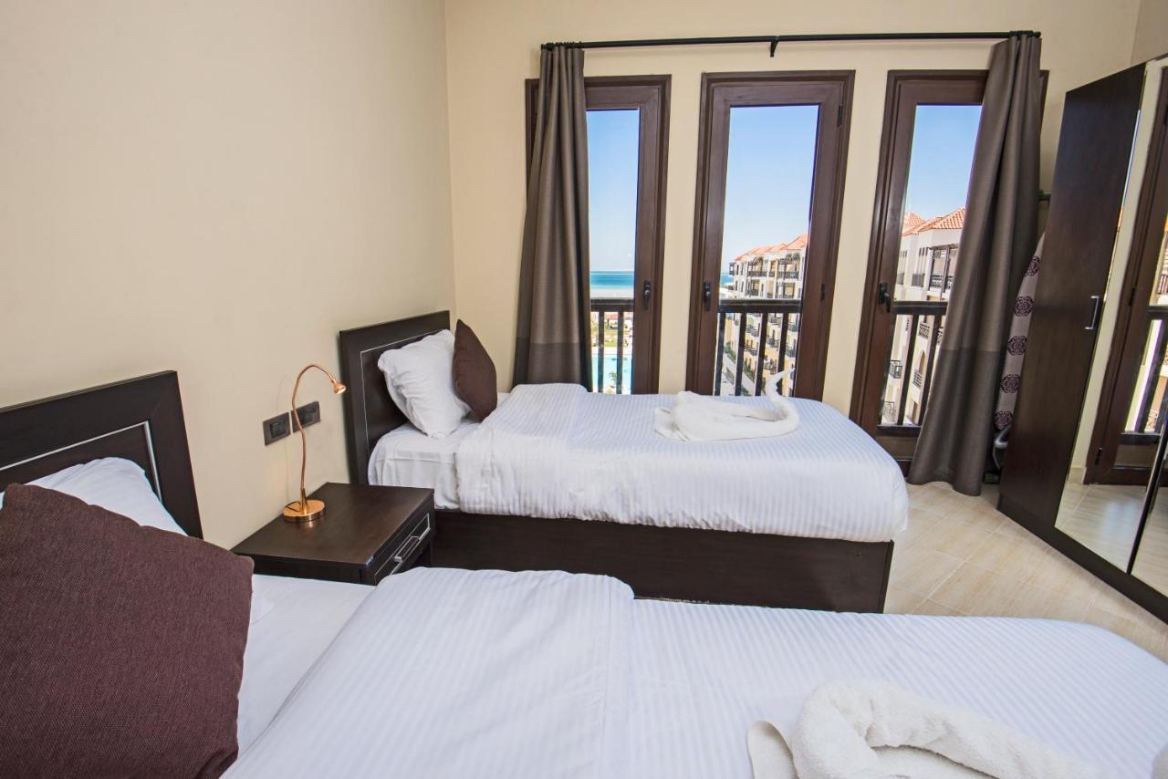 Premium Sea View 2 Bedrooms 2 Bathrooms Located Within Gravity & Aquapark * Hurghada