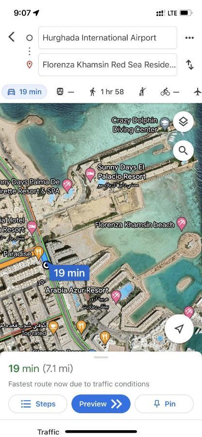 Florenza Khamsin Sea View Fully Equipped Studio By Vision #409 Aparthotel