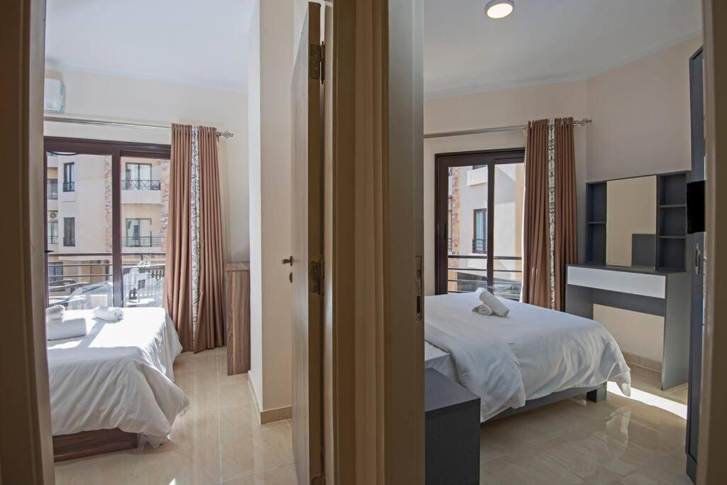 2 Bed Pool View Aqua Tropical Near El Gouna Apartment *