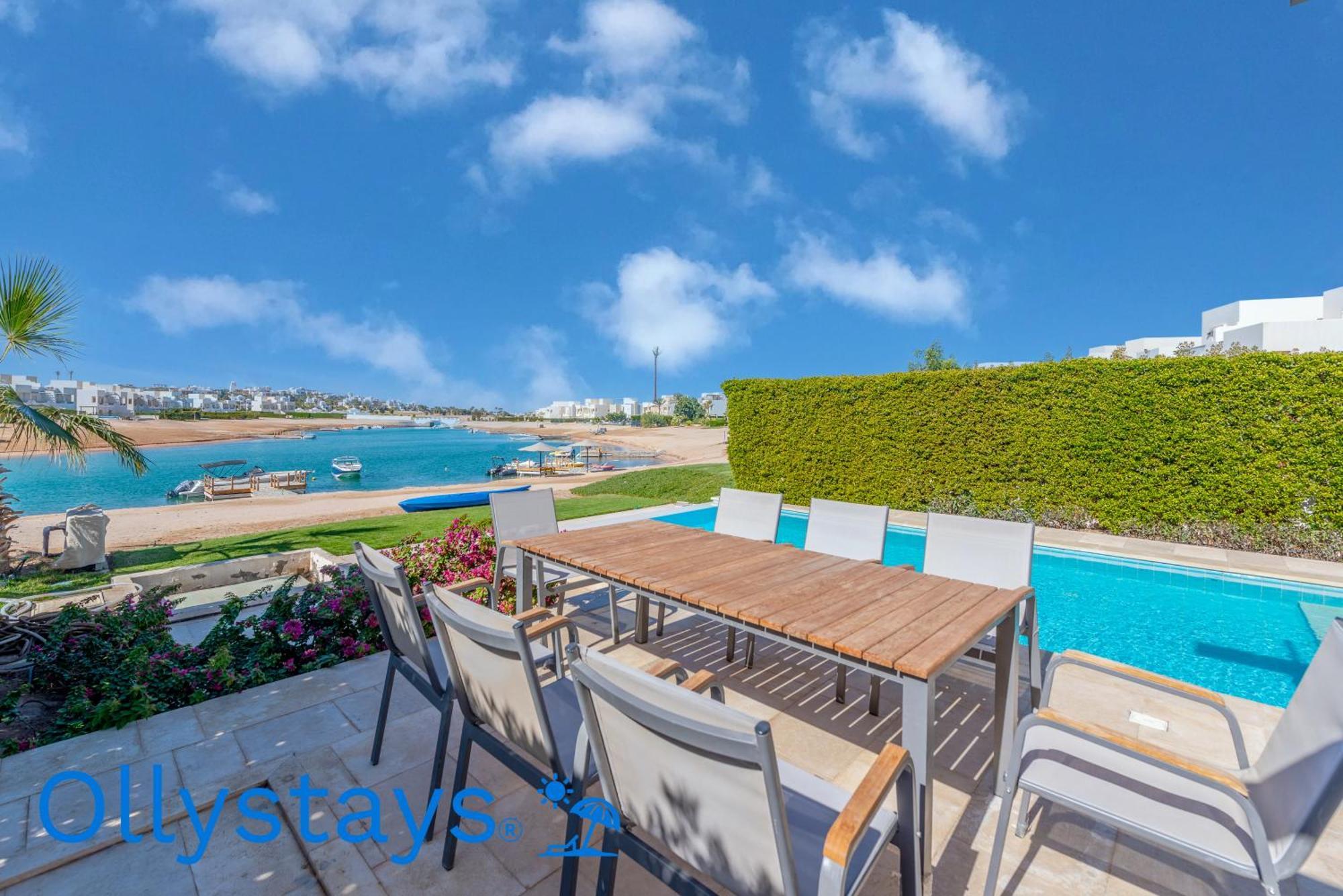 Ollystays Joubal Lagoon 4 Bedroom Heated Pool * Hurghada