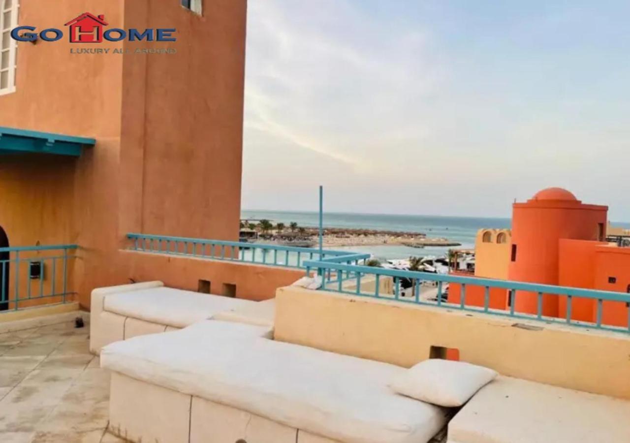 Pretty 4br Penthouse Mb7 With Private Heated Pool At New Marina Apartment Hurghada