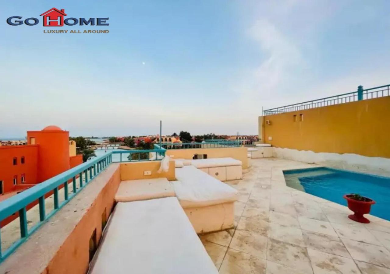 Pretty 4br Penthouse Mb7 With Private Heated Pool At New Marina * Hurghada