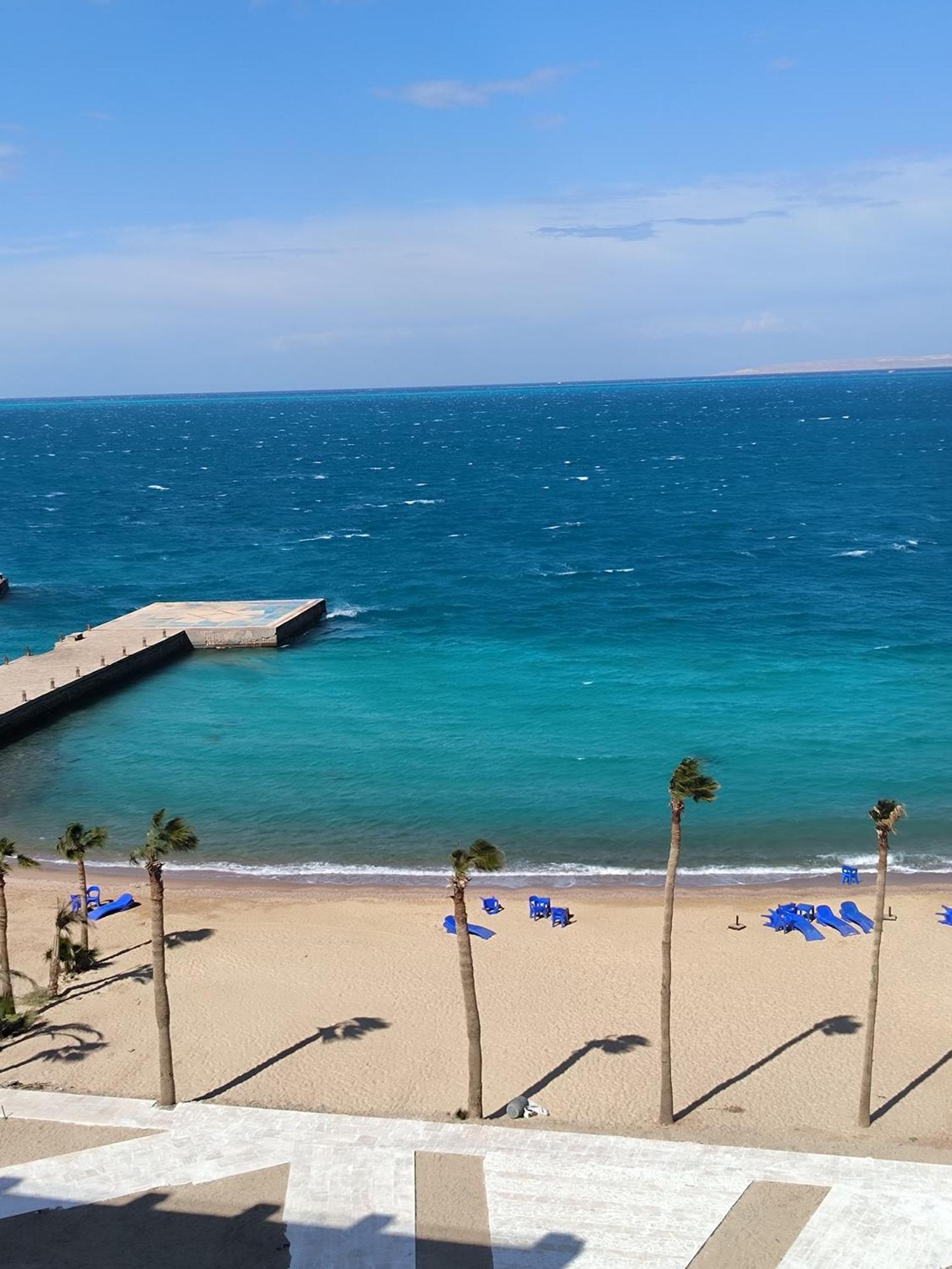 Juliana Front Of The Apartment Hurghada