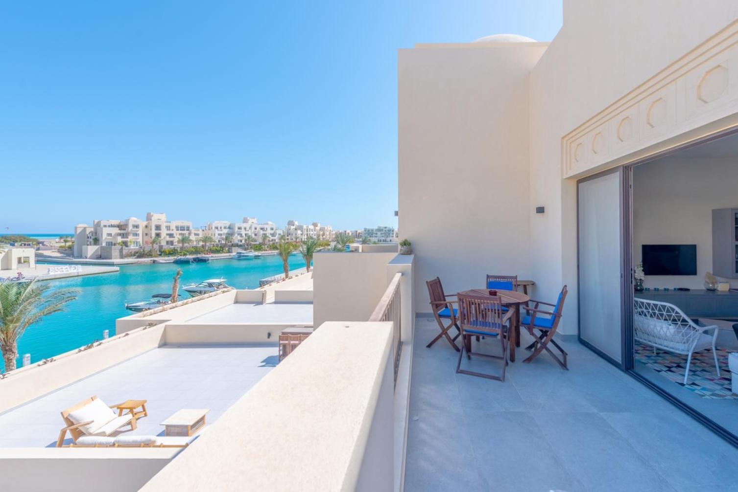 Boutique 2br In Fanadir Marina - El Gouna. Lagoons & Red Sea Apartment