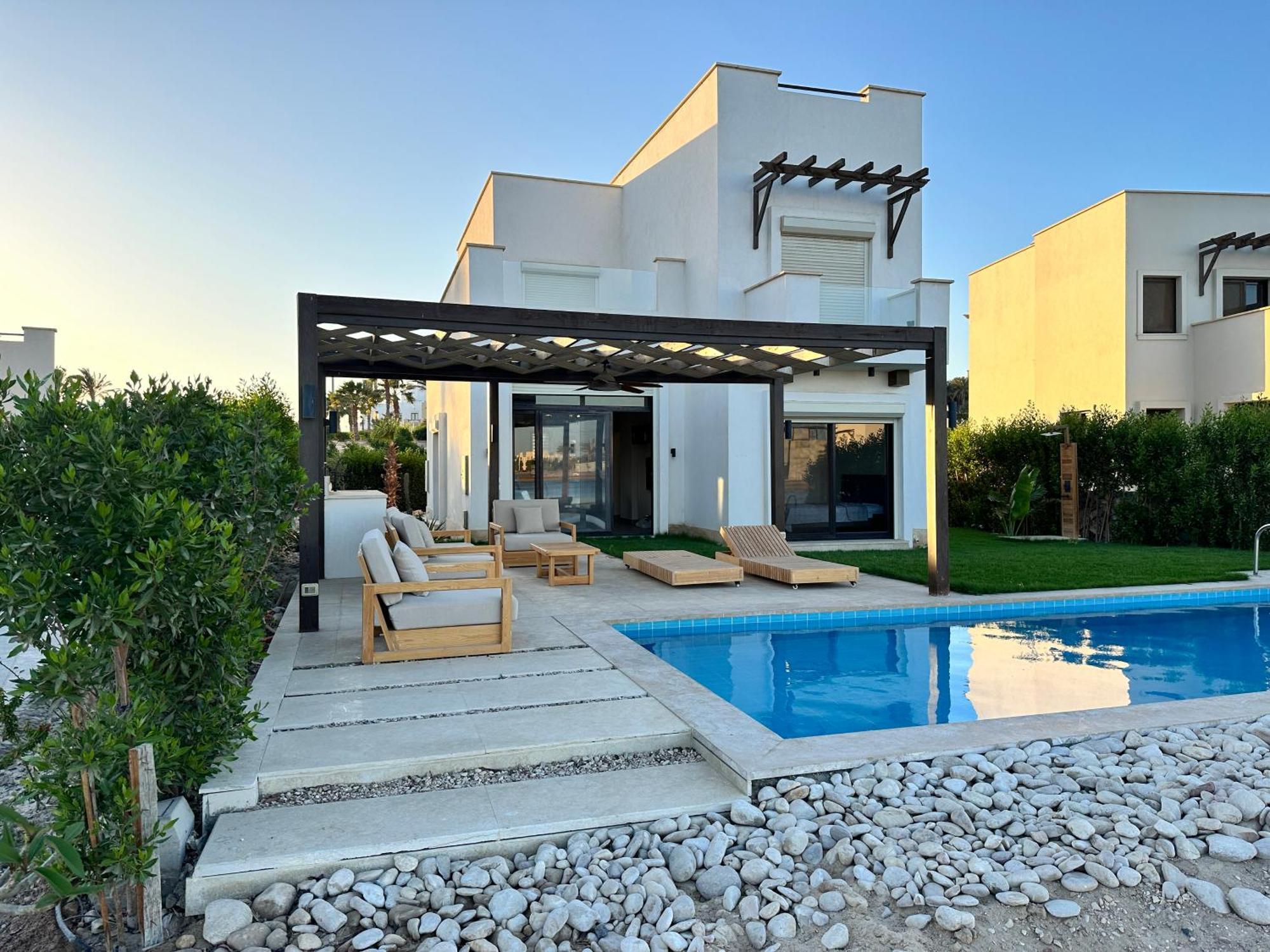 El Gouna Cyan With Pool N Lagoon By Bfg Beit Fel Gouna Villa *