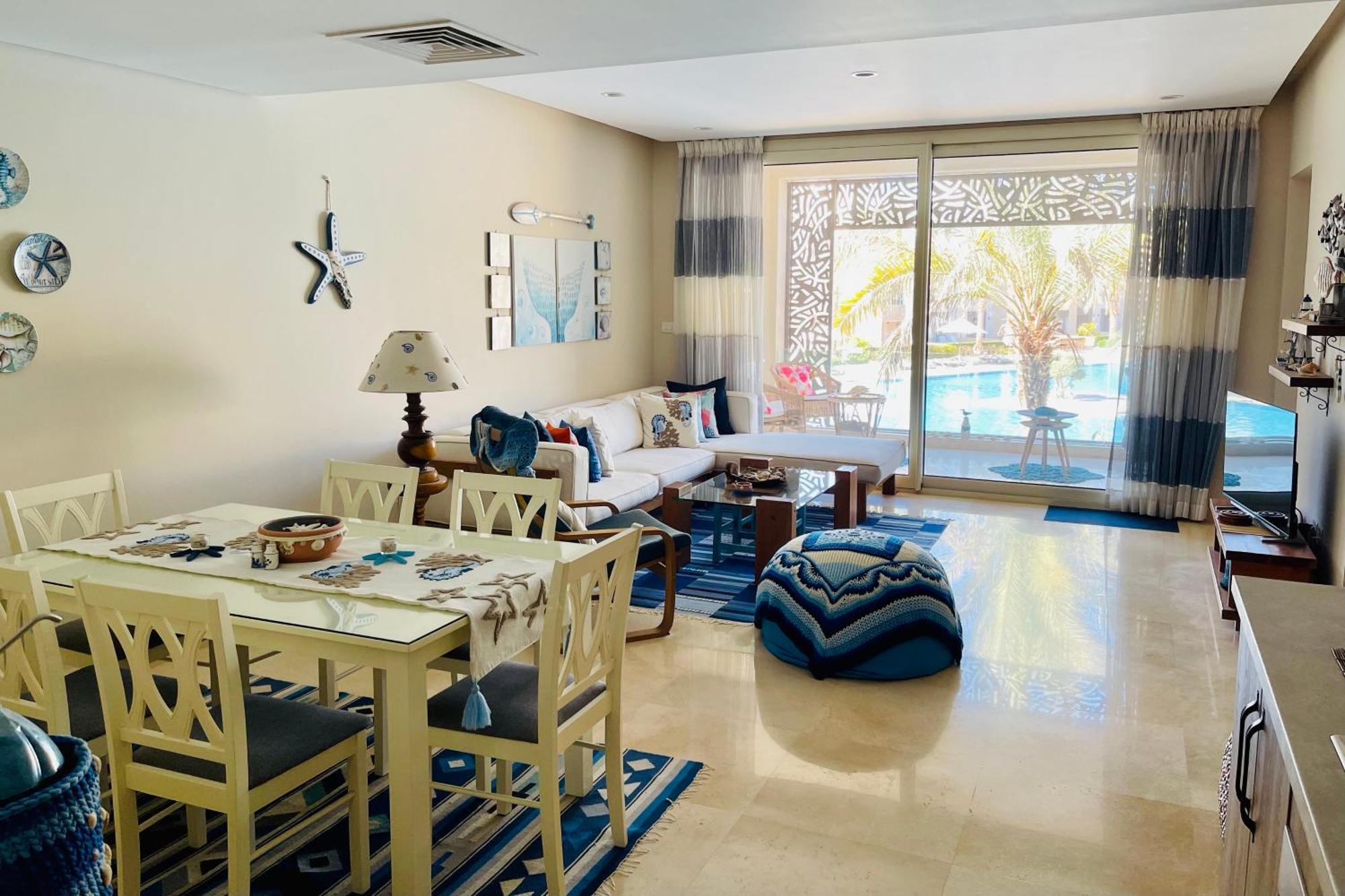 Séjour chez l'habitant Mangroovy - Elgouna Authentic Designer Shared 2 Bdr Each With Private Bathroom For Kitesurfers With Pool View & Access Hurghada