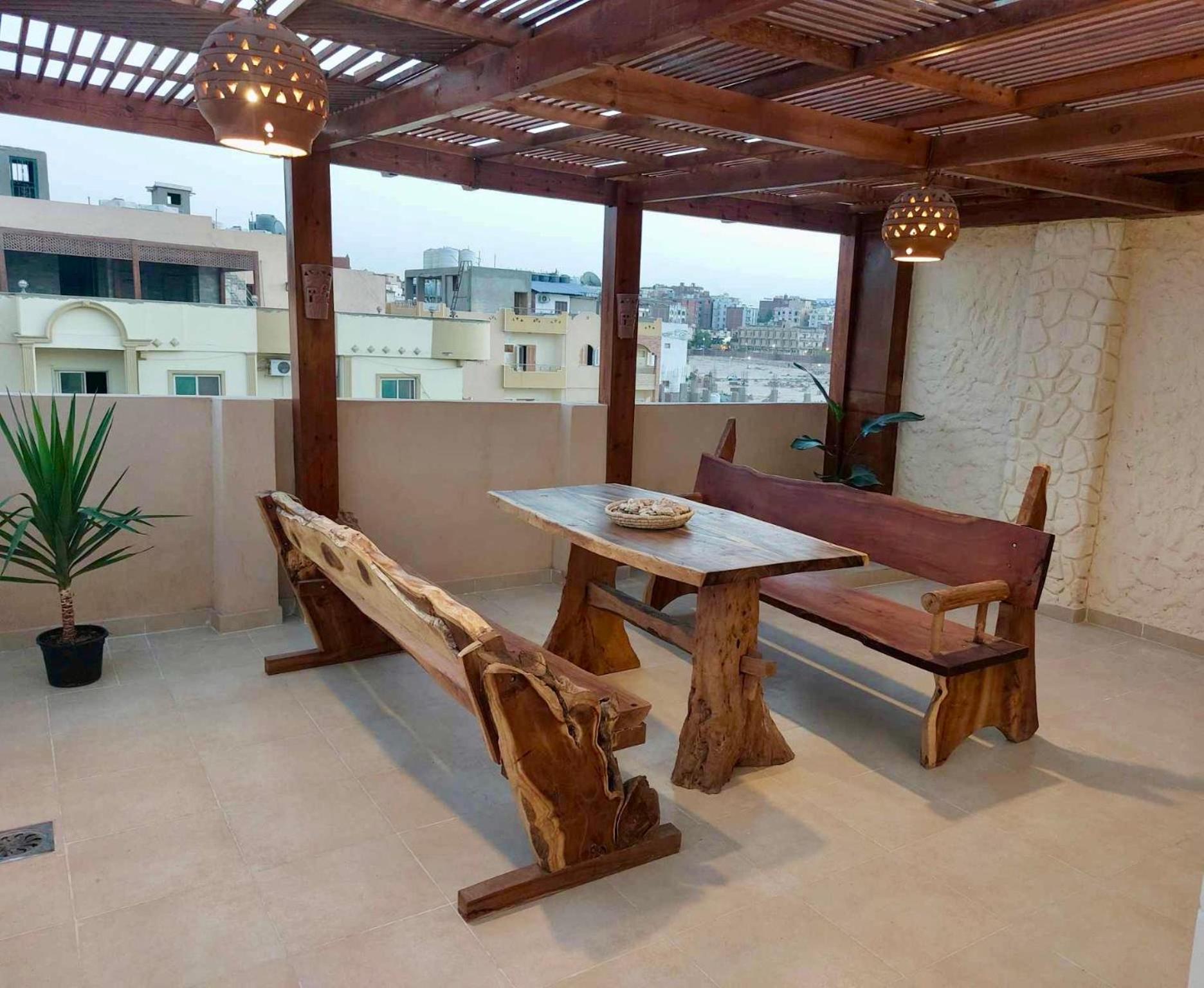 Apartment Klimatyczny Na Dachu W Sercu Hurghady