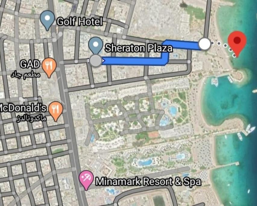 Apartment Sheraton Plaza House Near The Beaches And Near New Marina 428