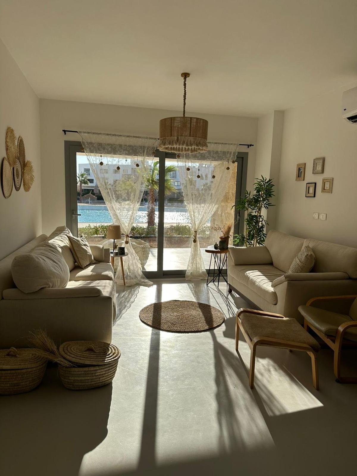 Swanlake Gouna, 3 Bdr Ground Floor Apartment, Directly On Crystal Lagoon.