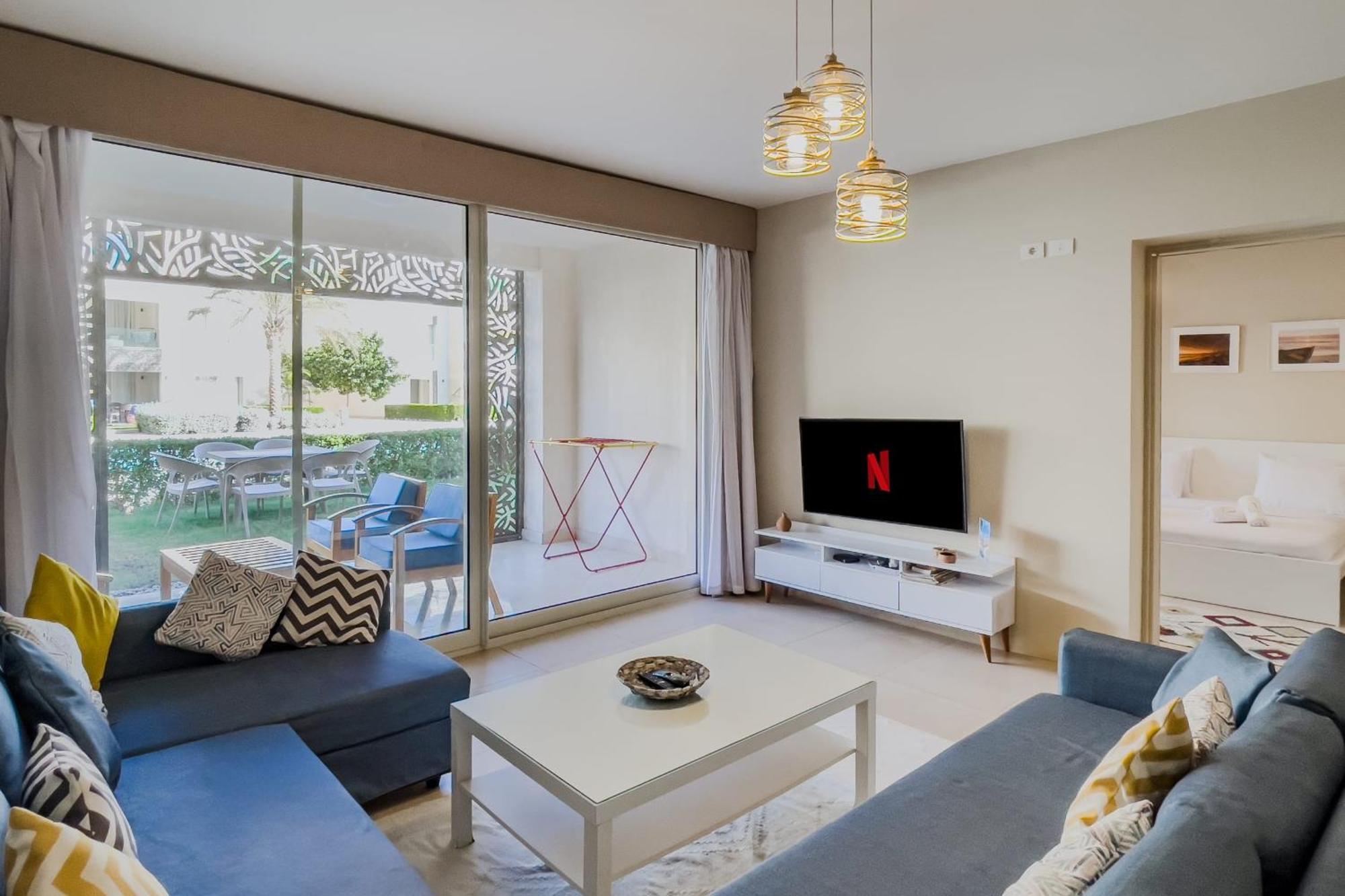 Roomy & Relaxed 1bdr Mangroovy Free & Pool Apartment Hurghada