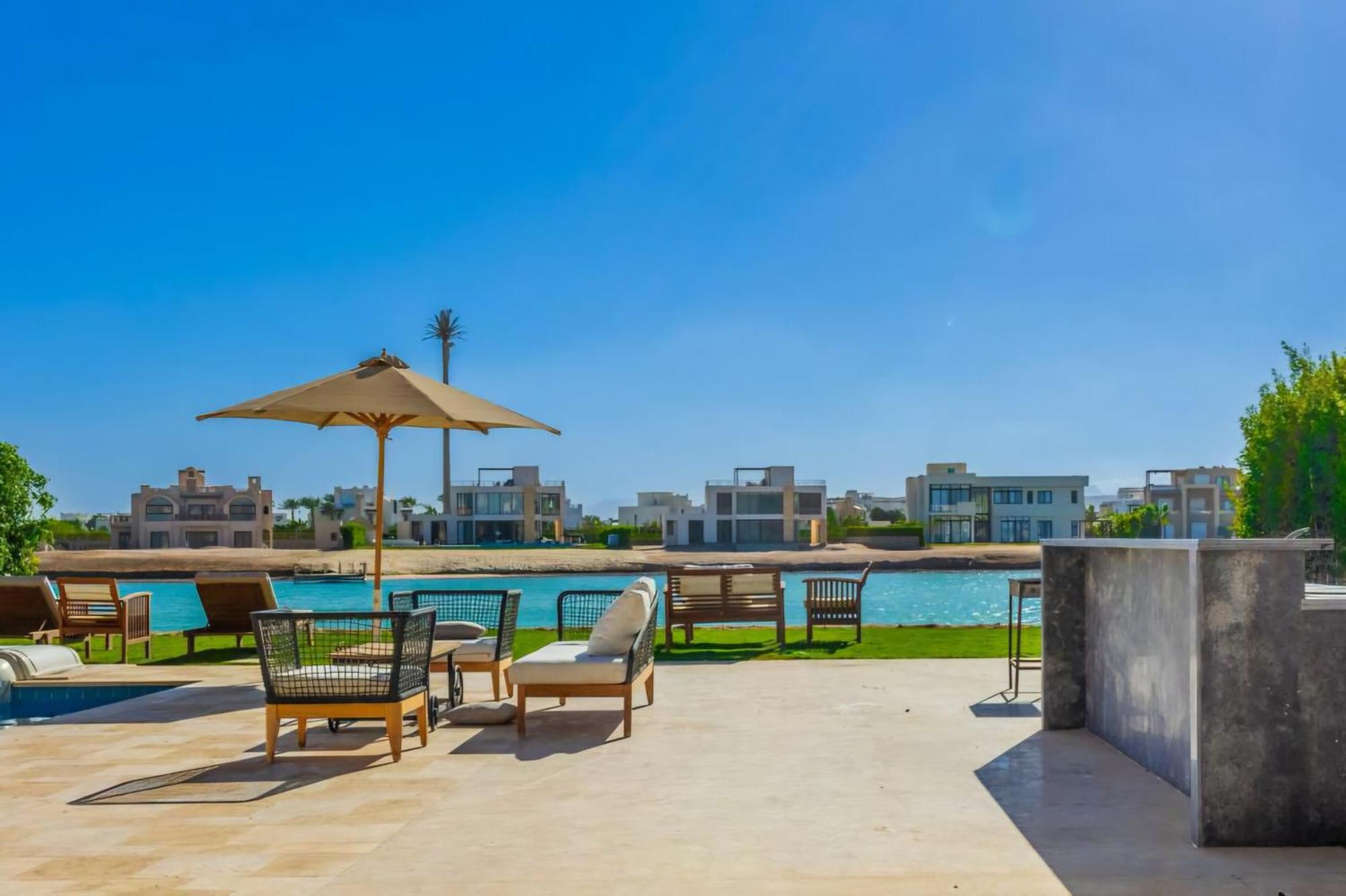 Modern Villa In Fanadir Marina El Gouna, 3Br Wnanny, Private Pool & Lagoon View * Hurghada