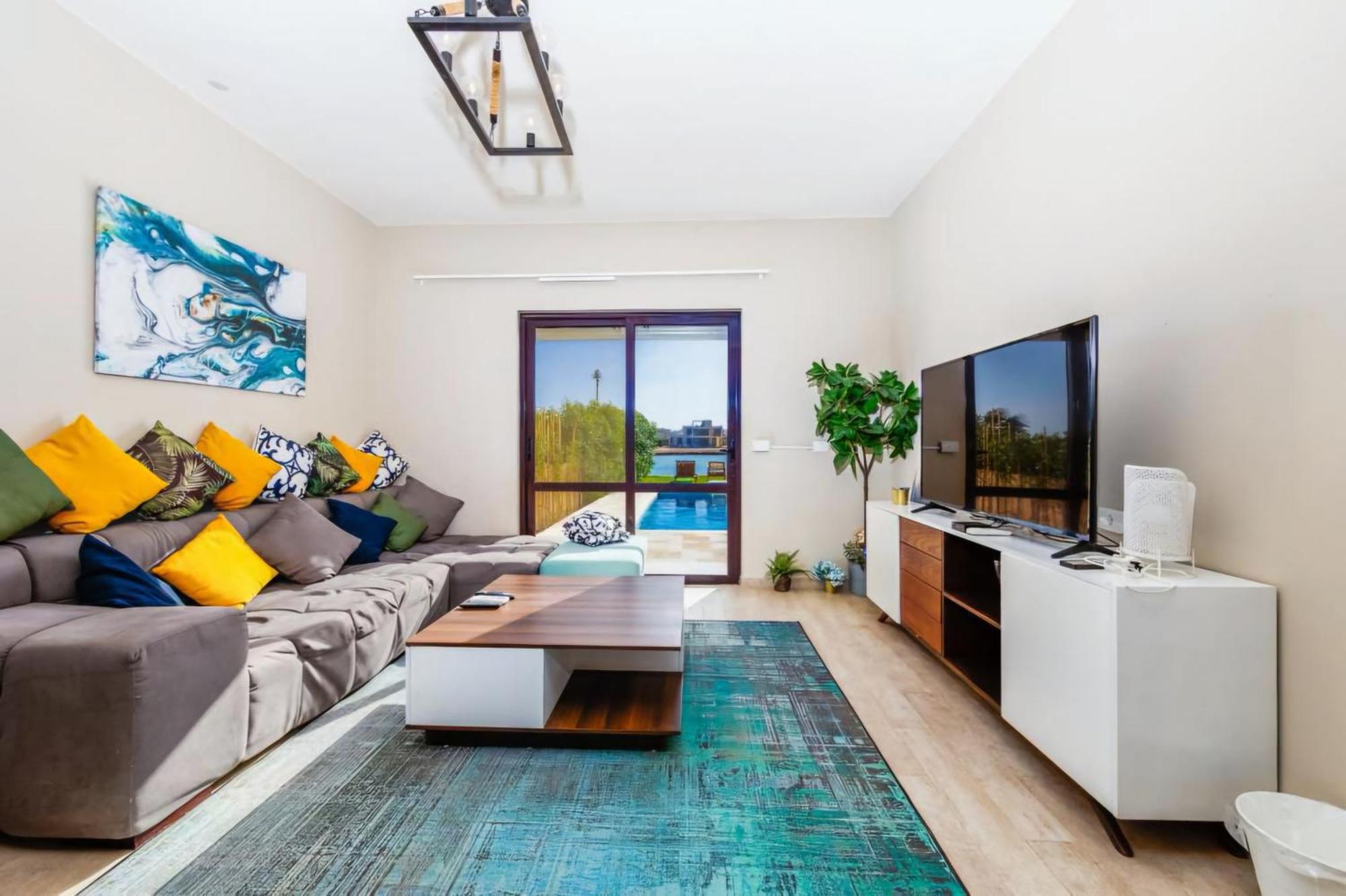 Modern Villa In Fanadir Marina El Gouna, 3Br Wnanny, Private Pool & Lagoon View Hurghada