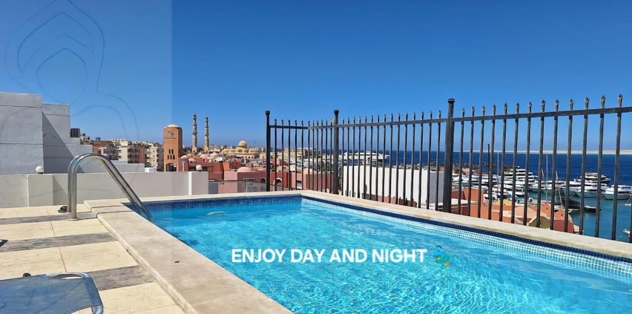 Yacht Club View Rooftop Pool Romantic * Hurghada