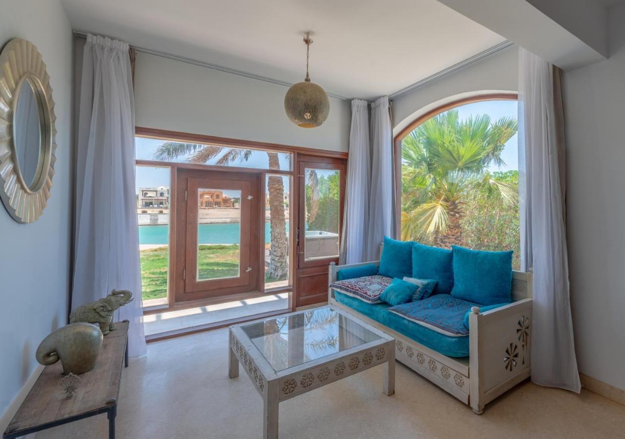 Scenic Views 3-bedroom In Sabina, El Gouna Private Jacuzzi & Lagoon Access Hurghada