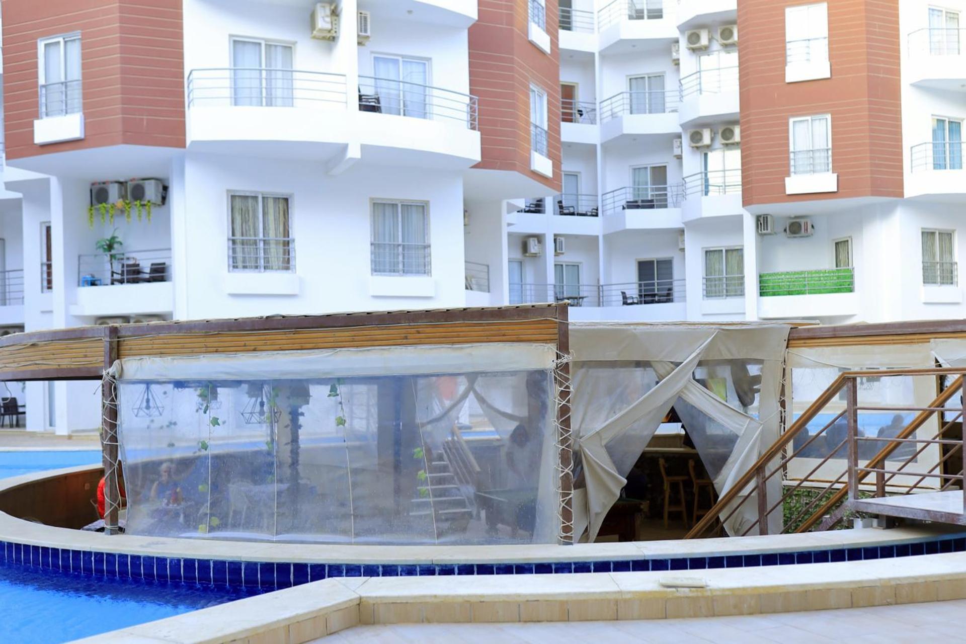 Apartment شقه بغرفه نوم واحده في الغردقه أكوا بالمز قبل الجونه