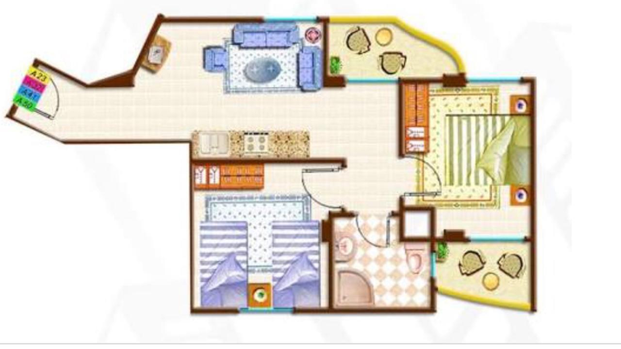 Apartment Two-bedroom At Tiba Palace Hurghada