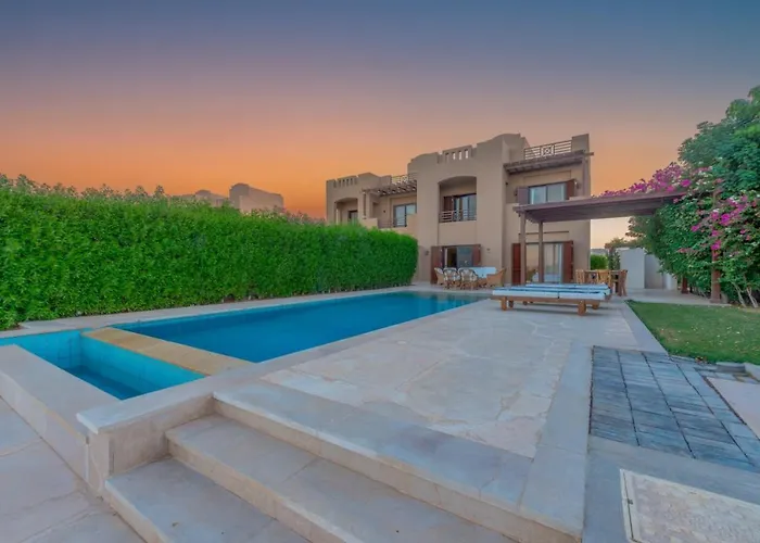 3Br Family Villa In Sabina, El Gouna. Lagoon & Private Pool