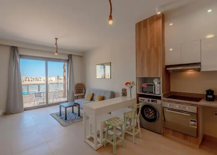 Sunny 1Br Retreat Newest Project Shedwan El Gouna Lagoon & Pool