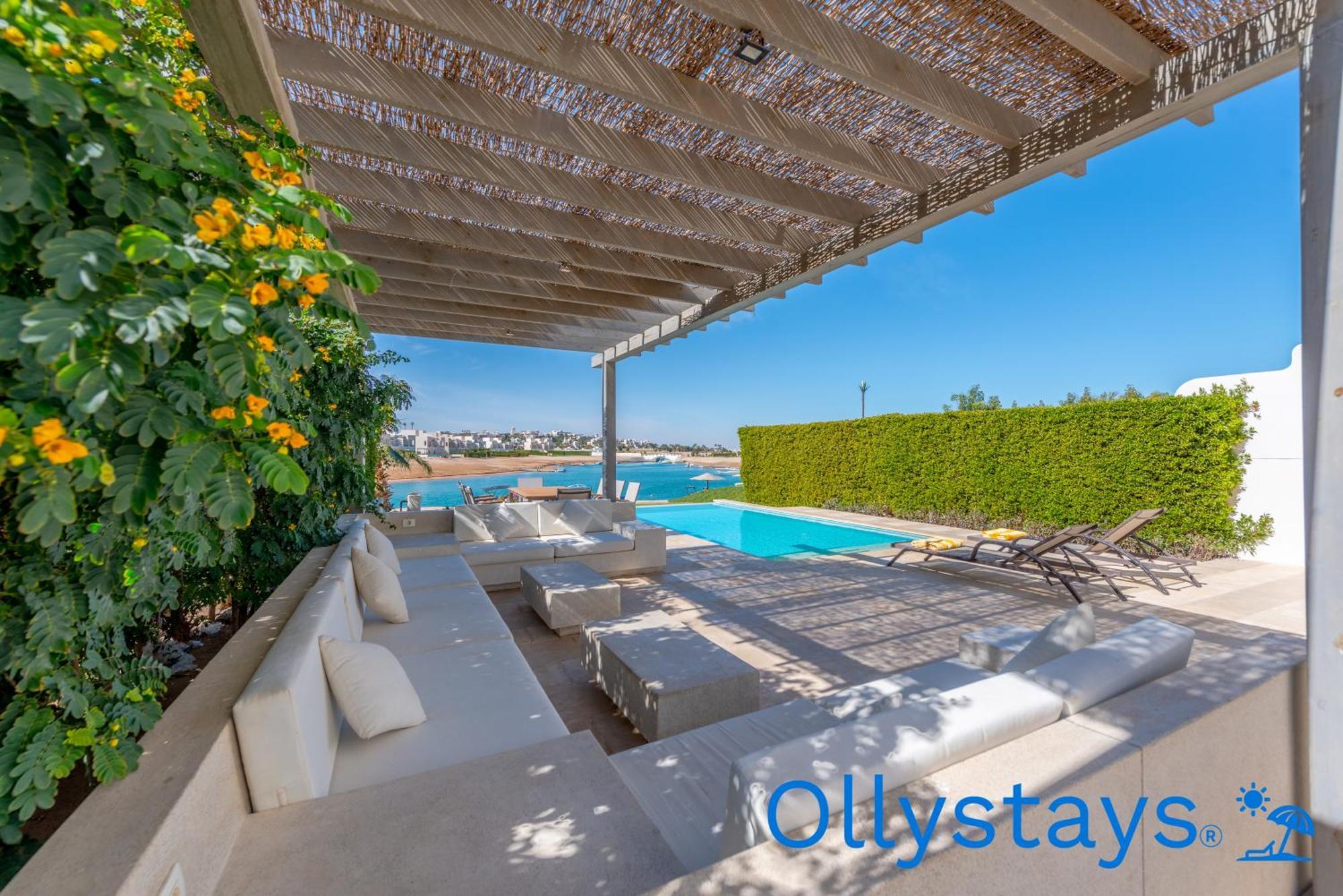 Ollystays Joubal Lagoon 4 Bedroom Heated Pool Villa Hurghada