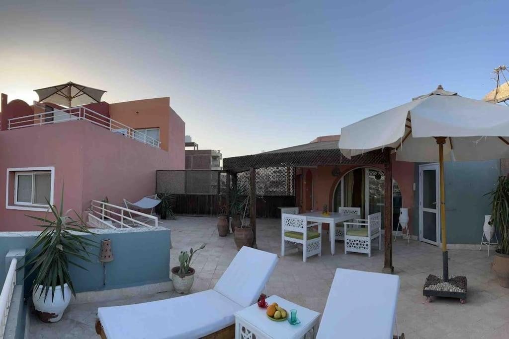 Sunny Sea View Marina On Private Roof Hurghada