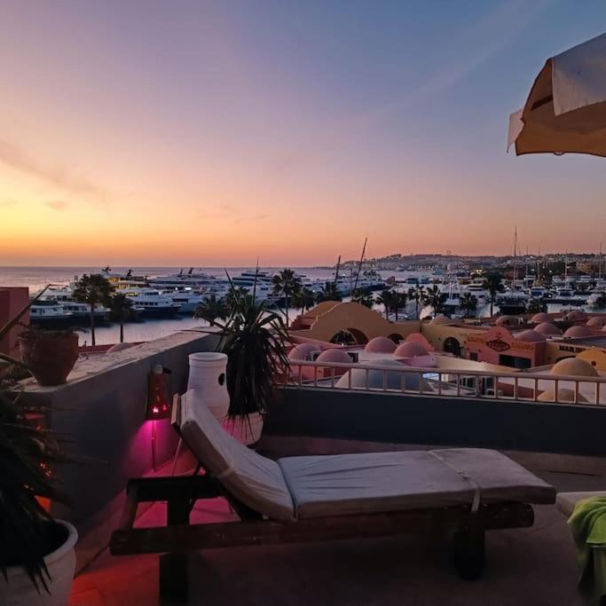 Sunny Sea View Marina On Private Roof Apartment Hurghada