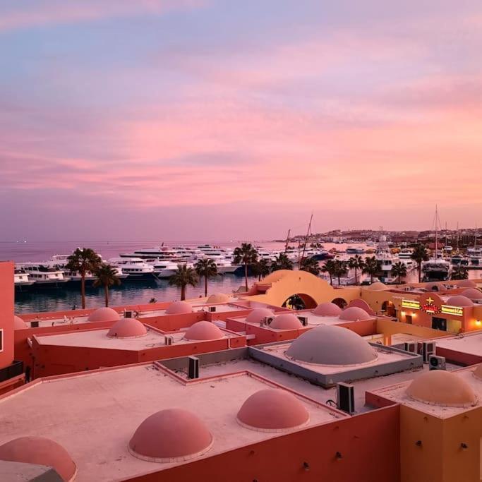 Sunny Sea View Marina On Private Roof Hurghada