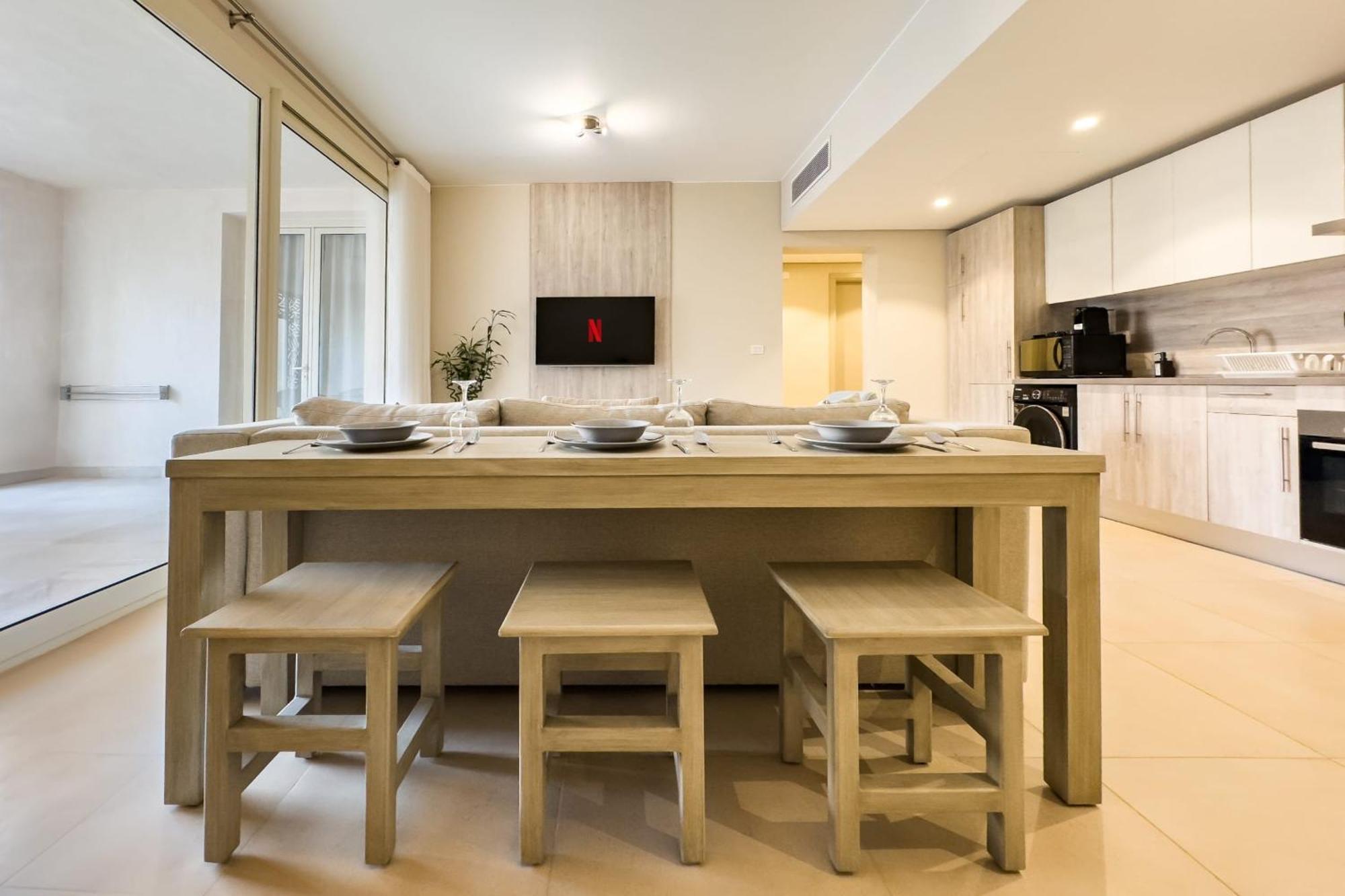Neat & Neutral 1bdr Pool Front Mangroovy Apartment Hurghada